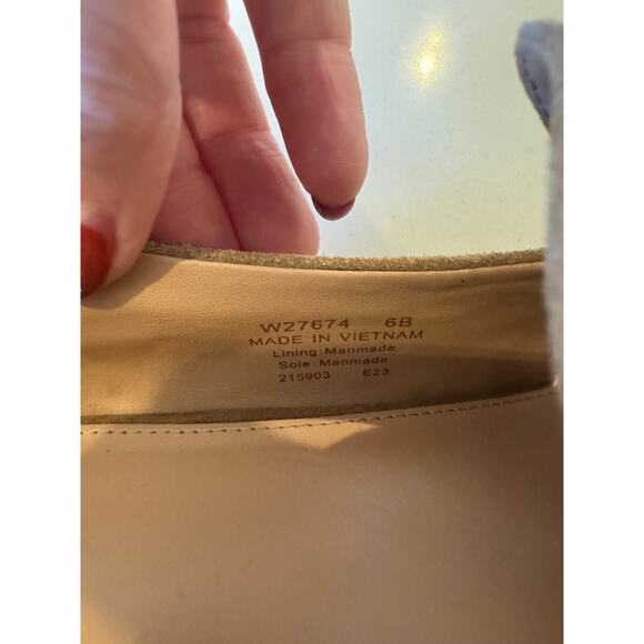 Cole Haan suede tan block heel - Picture 5 of 10